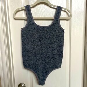 Colsie gray rubbed bodysuit size large